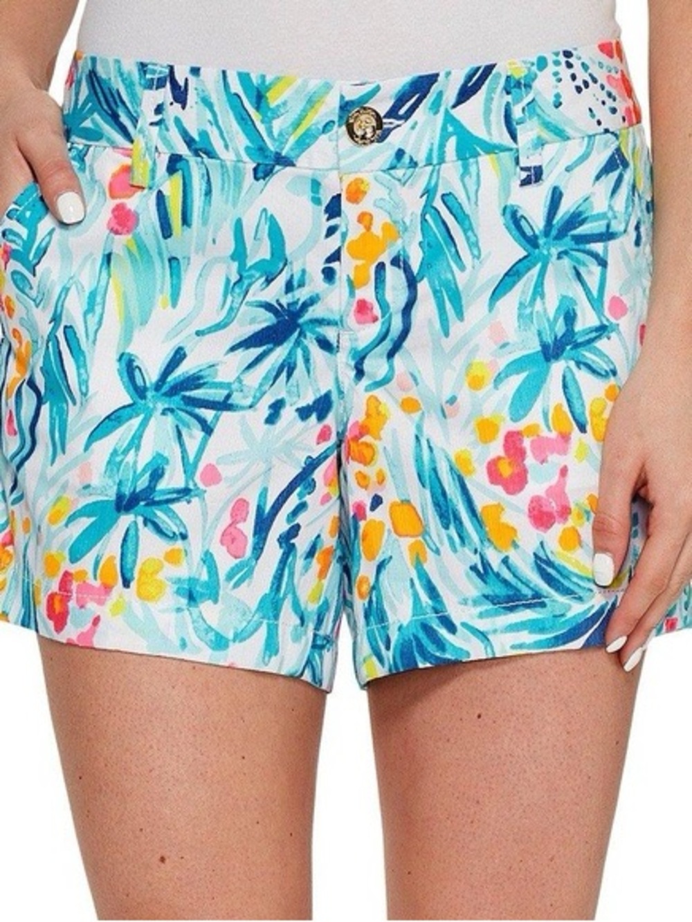 Lilly Pulitzer Tippy Top Blue Callahan Shorts